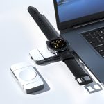 U8S USB / Typ-C Magnetisches kabelloses Ladegerät Schnellladegerät für Samsung Watch 3 / 4, 4 Classic, Active 1 / 2