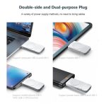 U8S USB / Typ-C Magnetisches kabelloses Ladegerät Schnellladegerät für Samsung Watch 3 / 4, 4 Classic, Active 1 / 2 – Bild 6