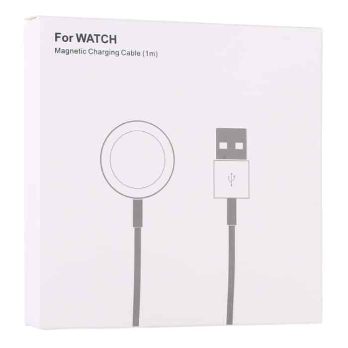 1 m magnetisches kabelloses Ladegerät für Apple Watch Series Ultra & 8 & 7 & 6 & 5 & 4 & 3 & 2 (Weiß) – Bild 5