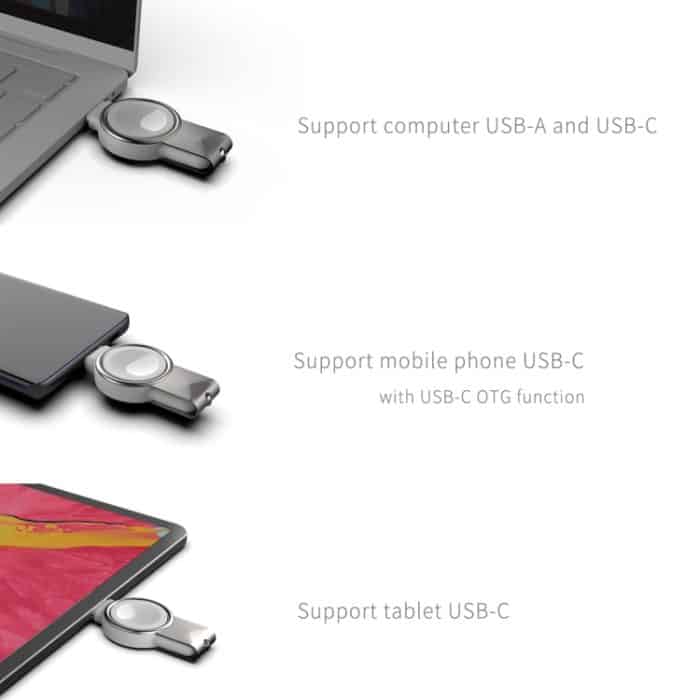 T304 Tragbares drahtloses Ladegerät für Apple Watch – Bild 3