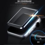 mocolo 0,33 mm 9H 3D Rundkanten-Vollkleber-Hartglasfolie für Apple Watch Series 5 & 4 40 mm, Apple Watch Series 4 40mm – Bild 2