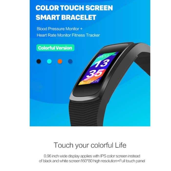 SMA-B3 Fitness-Tracker, 0,96 Zoll Bluetooth-Smart-Armband, IP67 wasserdicht, unterstützt Aktivitätstracker/Herzfrequenzmesser/Blutdruckmessgerät/Fernerfassung, SMA-B3/Black, SMA-B3/Orange, SMA-B3/Green, SMA-B3/Blue – Bild 4