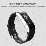 B11 0,96 Zoll IPS-Farbbildschirm Smart-Armband IP67 wasserdicht, unterstützt Anruferinnerung/Herzfrequenzüberwachung/Blutdrucküberwachung/Schlafüberwachung/sitzende Erinnerung – Bild 12