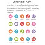 C21 1,14 Zoll IPS-Farbbildschirm Smart-Armband IP67 wasserdicht, unterstützt Anruferinnerung/Herzfrequenzüberwachung/Blutdrucküberwachung/Schlafüberwachung/Sitzungserinnerung/weibliche physiologische Erinnerung – Bild 11