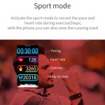 C21 1,14 Zoll IPS-Farbbildschirm Smart-Armband IP67 wasserdicht, unterstützt Anruferinnerung/Herzfrequenzüberwachung/Blutdrucküberwachung/Schlafüberwachung/Sitzungserinnerung/weibliche physiologische Erinnerung – Bild 7