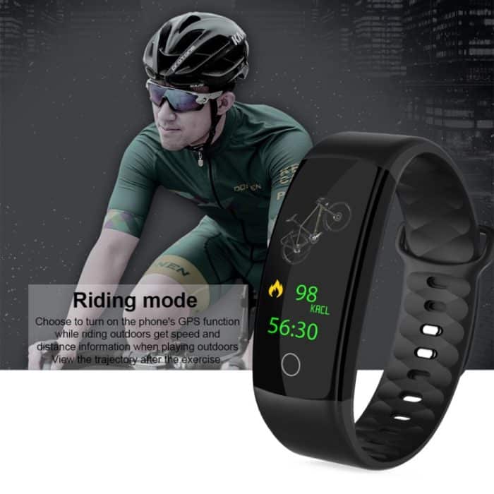 QS01 0,96 Zoll TFT-Farbbildschirm Smart-Armband IP67 wasserdicht, unterstützt Anruferinnerung/Herzfrequenzüberwachung/Schlafüberwachung/Blutdrucküberwachung/sitzende Erinnerung – Bild 10