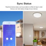Sonoff T2 Touch 86 mm Wandschalter für gehärtete Glasscheiben Smart Home Light Touch-Schalter, kompatibel mit Alexa und Google Home, AC 100V-240V, EU-Stecker – Bild 5