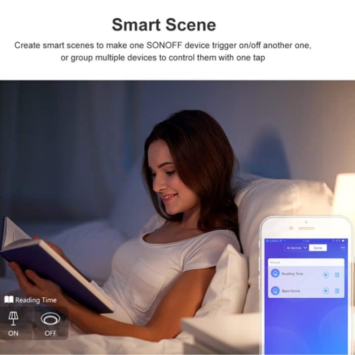 Sonoff T2 Touch 86 mm Wandschalter für gehärtete Glasscheiben Smart Home Light Touch-Schalter, kompatibel mit Alexa und Google Home, AC 100V-240V, EU-Stecker – Bild 7