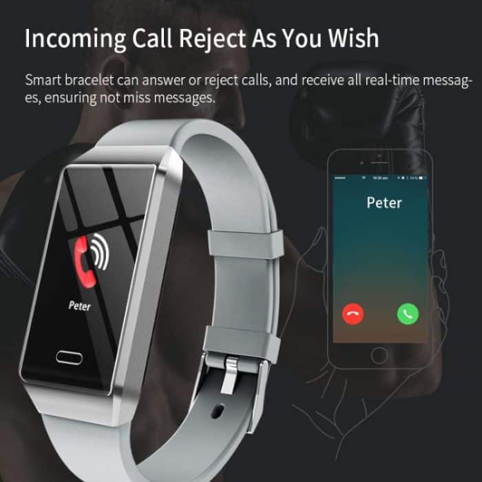 X9 1,14 Zoll TFT-Bildschirm Smart-Armband IP67 wasserdicht, unterstützt Schrittzählung/Anruferinnerung/Herzfrequenzüberwachung/Blutdrucküberwachung/Schlafüberwachung – Bild 10