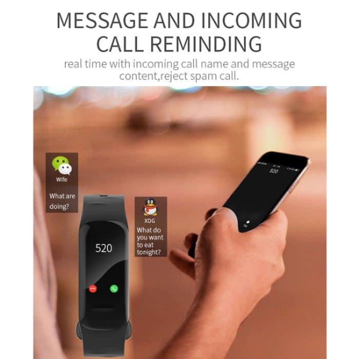 H29 1,14 Zoll IPS-Farbbildschirm Smart-Armband IP67 wasserdicht, unterstützt Schrittzählung/Anruferinnerung/Herzfrequenzüberwachung/Schlafüberwachung – Bild 11