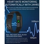 H29 1,14 Zoll IPS-Farbbildschirm Smart-Armband IP67 wasserdicht, unterstützt Schrittzählung/Anruferinnerung/Herzfrequenzüberwachung/Schlafüberwachung – Bild 10