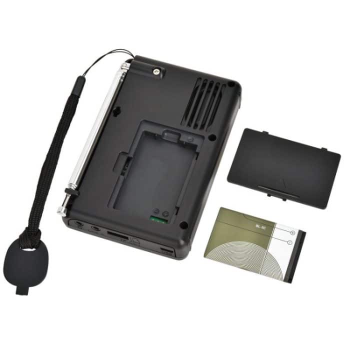 K-603 Tragbares FM / AM / SW-Vollband-Stereoradio, unterstützt BT- und TF-Karte – Bild 5