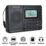 K-603 Tragbares FM / AM / SW-Vollband-Stereoradio, unterstützt BT- und TF-Karte – Bild 7