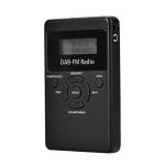 HRD-101 Tragbares Mini-Digital-DAB+FM-Radio mit Trageband und Headset