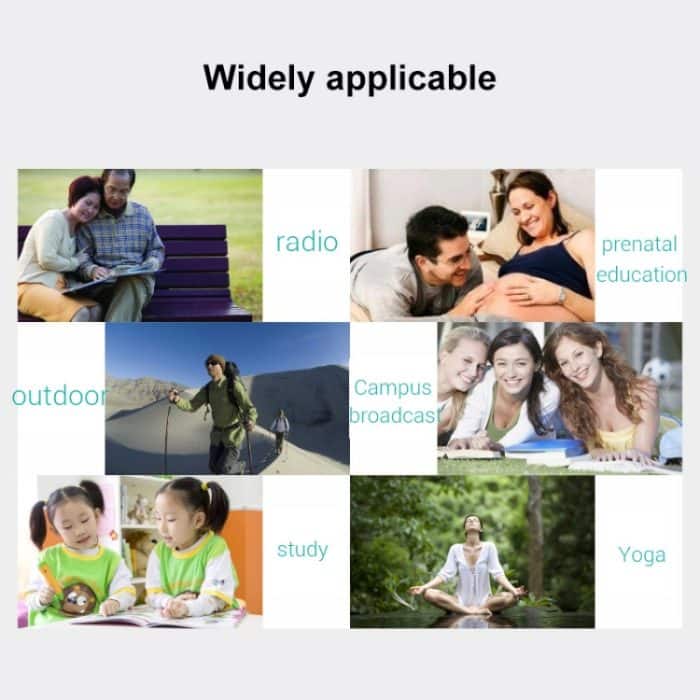 HRD-101 Tragbares Mini-Digital-DAB+FM-Radio mit Trageband und Headset – Bild 7