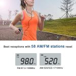 HRD-103 FM + AM Zweiband-tragbares Radio mit Trageband und Headset – Bild 7