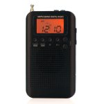 HRD-104 Tragbares Mini-FM + AM-Zweibandradio mit Lautsprecher