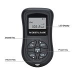 HRD-107 DSP-Digitalanzeige, tragbares Stereo-UKW-Radio mit Headset – Bild 5