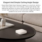 Original Xiaomi Multimode Smart Home Gateway ZigBee WiFi Bluetooth Mesh Hub funktioniert mit Mijia APP Apple Homekit (Weiß) – Bild 8