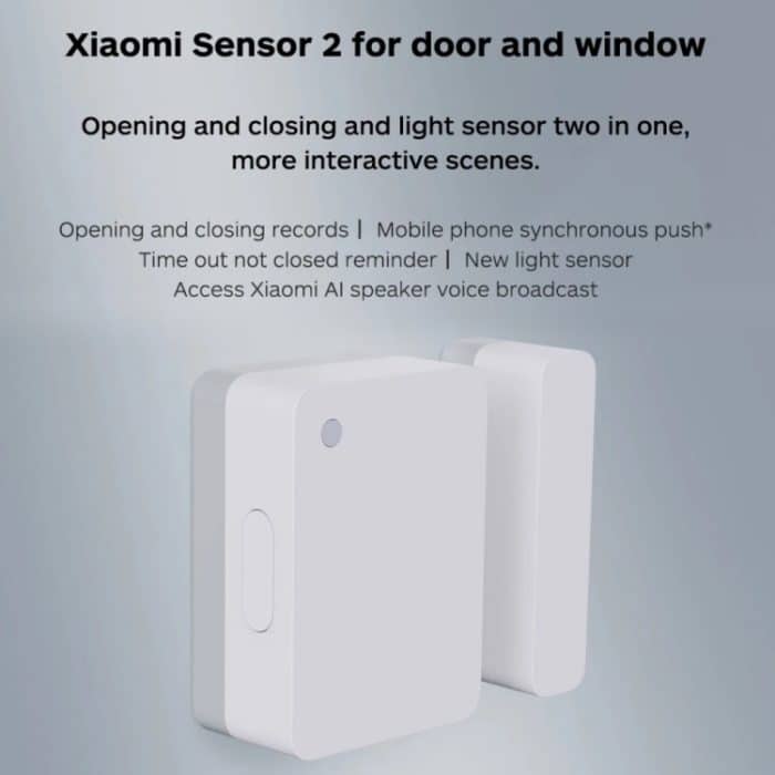 Original Xiaomi Intelligent Mini-Türfenstersensor für Xiaomi Smart Home Suite-Geräte mit dem Xiaomi Multifunctional Gateway Use (CA1001) (Weiß) – Bild 5