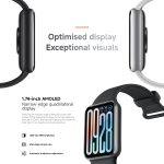 Original Xiaomi Smart Band 9 Pro 1,74 Zoll AMOLED-Bildschirm 5ATM wasserdichte Smart Watch, unterstützt Blutsauerstoff-/Herzfrequenzmonitor, Smart Band 9 Pro Black, Smart Band 9 Pro Pink, Smart Band 9 Pro Silver – Bild 4