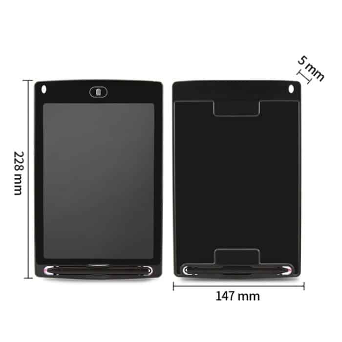 Tragbares 8,5-Zoll-LCD-Schreibtablett zum Zeichnen von Graffiti, elektronischem Handschriftblock, Nachrichtengrafiktafel, Entwurfspapier mit Schreibstift, 8.5 inch Black, 8.5 inch Green, 8.5 inch Blue, 8.5 inch Red, 8.5 inch White – Bild 10