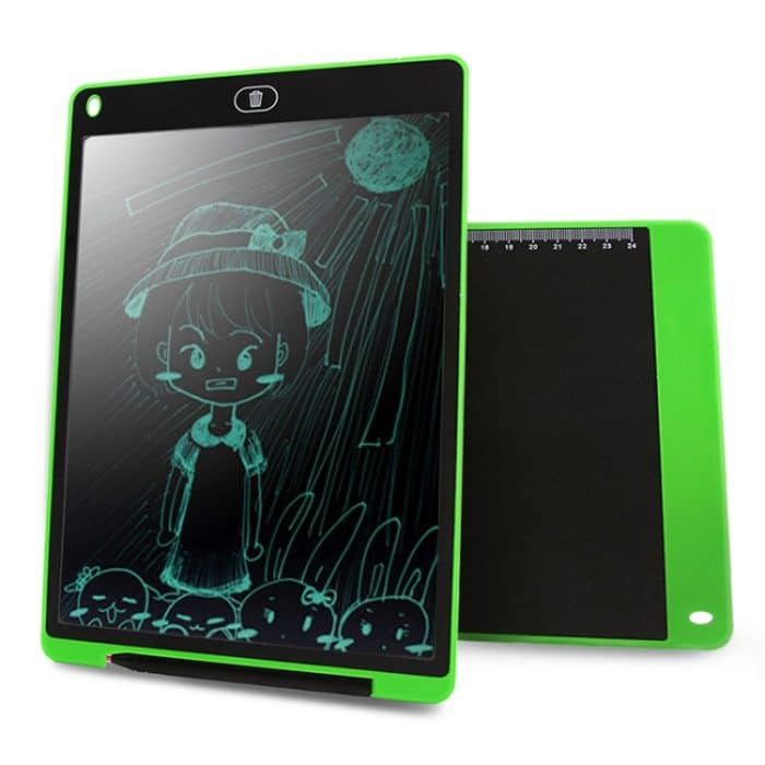 Tragbares 12-Zoll-LCD-Schreibtablett zum Zeichnen von Graffiti, elektronisches Handschriftpad, Nachricht, Grafikkarte, Entwurfspapier mit Schreibstift, 12 inch Black, 12 inch Green, 12 inch Blue, 12 inch Red, 12 inch White – Bild 1