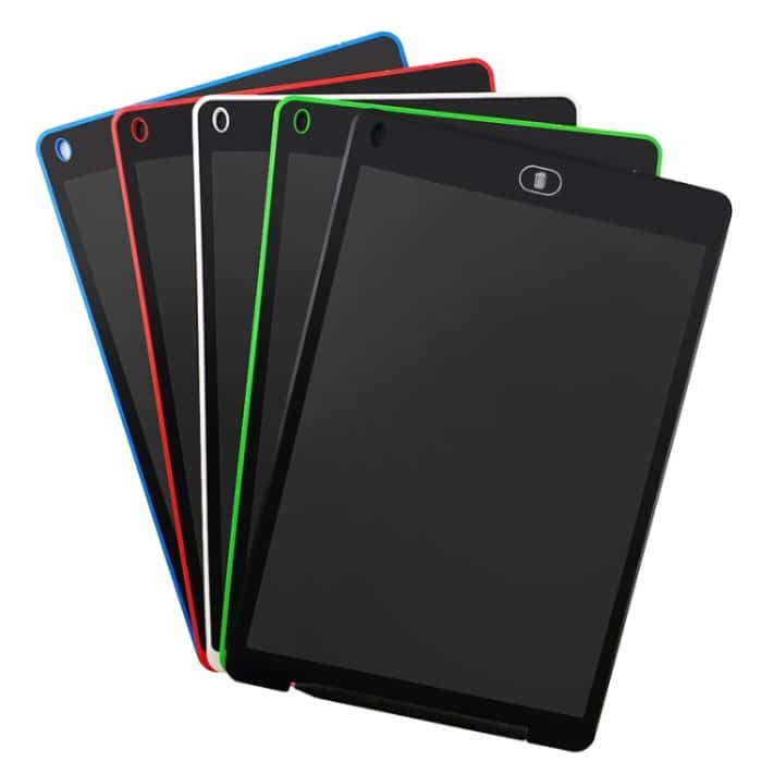 Tragbares 12-Zoll-LCD-Schreibtablett zum Zeichnen von Graffiti, elektronisches Handschriftpad, Nachricht, Grafikkarte, Entwurfspapier mit Schreibstift, 12 inch Black, 12 inch Green, 12 inch Blue, 12 inch Red, 12 inch White – Bild 2