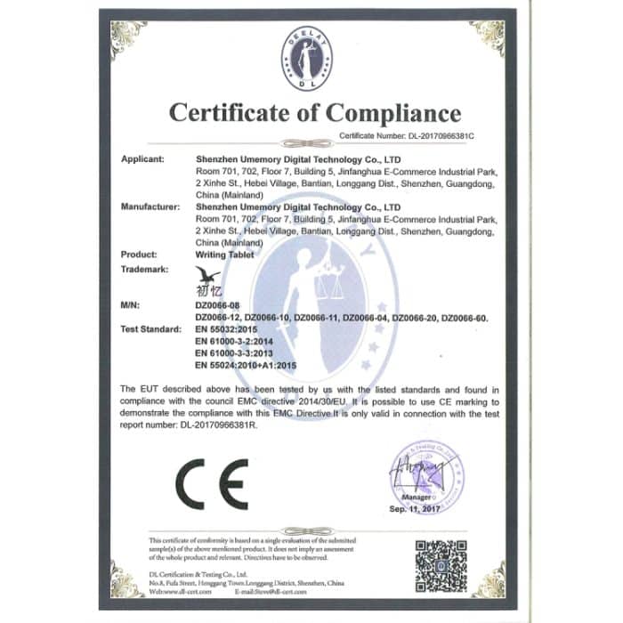 Tragbares 12-Zoll-LCD-Schreibtablett zum Zeichnen von Graffiti, elektronisches Handschriftpad, Nachricht, Grafikkarte, Entwurfspapier mit Schreibstift, 12 inch Black, 12 inch Green, 12 inch Blue, 12 inch Red, 12 inch White – Bild 3