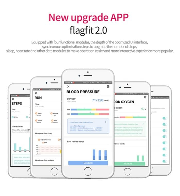 CHIGU C1Plus Fitness-Tracker, 0,96 Zoll IPS-Bildschirm, Smartband-Armband, IP67 wasserdicht, unterstützt Sportmodus/Blutdruck/Schlafmonitor/Herzfrequenzmonitor/Ermüdungsmonitor/Sitzungserinnerung, C1 Plus Black, C1 Plus Orange, C1 Plus Grenn, C1 Plus B... – Bild 17