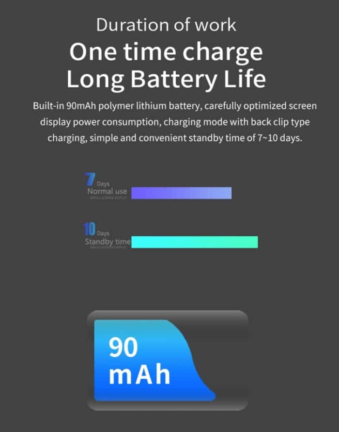 CHIGU C1Plus Fitness-Tracker, 0,96 Zoll IPS-Bildschirm, Smartband-Armband, IP67 wasserdicht, unterstützt Sportmodus/Blutdruck/Schlafmonitor/Herzfrequenzmonitor/Ermüdungsmonitor/Sitzungserinnerung, C1 Plus Black, C1 Plus Orange, C1 Plus Grenn, C1 Plus B... – Bild 19