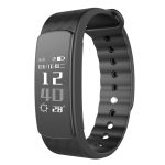 IWOWN i3 HR 0,96 Zoll OLED-Display Bluetooth 4.0 Smart-Armband, unterstützt Anruf-/Nachrichtenanzeige, Zeitanzeige, Herzfrequenzmesser, Schlafmanagement, Schrittzähler, sitzende Erinnerung, kompatibel mit Android- und iOS-Telefonen, IWOWN i3 HR Black...