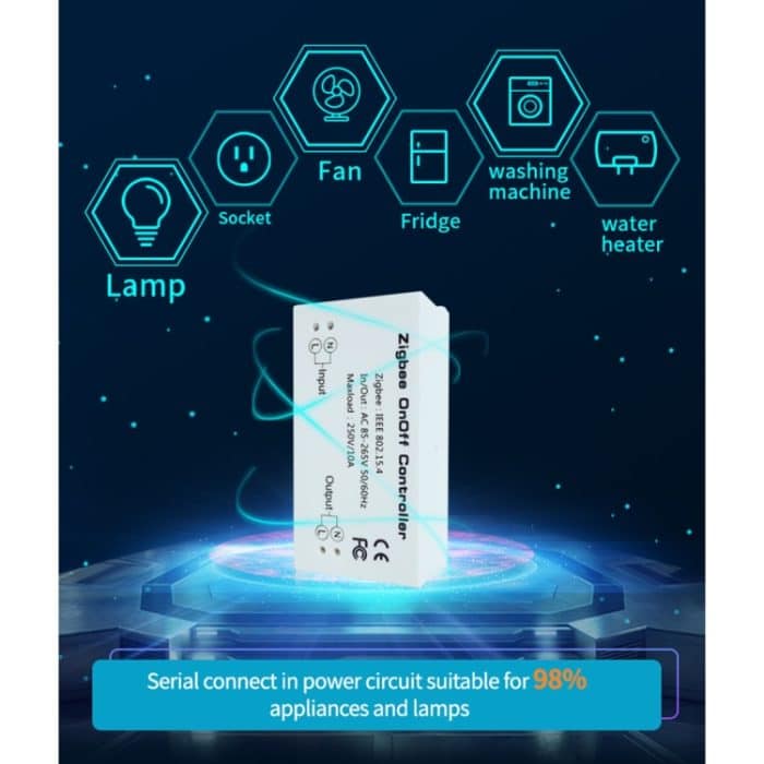 85-265V 50-60Hz IEEE 802.15.4 ZigBee Smart Wireless Switch Controller – Bild 5