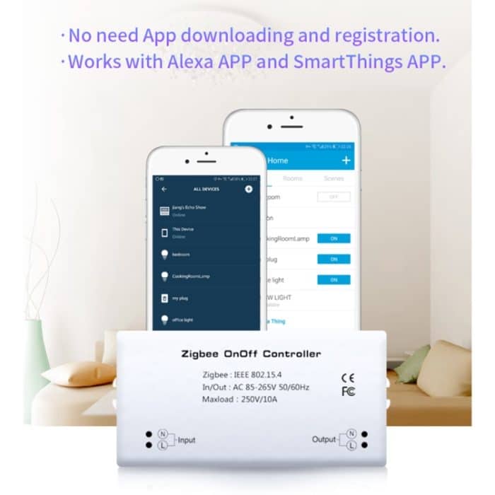 85-265V 50-60Hz IEEE 802.15.4 ZigBee Smart Wireless Switch Controller – Bild 7