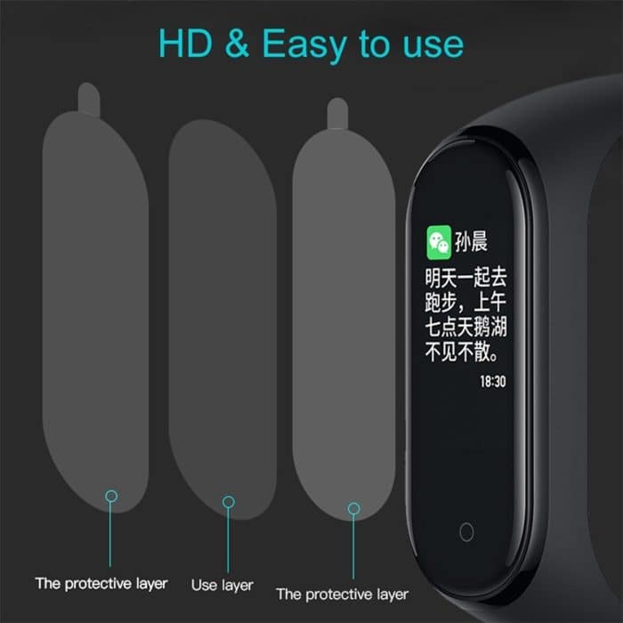 5 Stück PET Soft Screen-Schutzfolie für Xiaomi MI-Band 5/6 – Bild 4