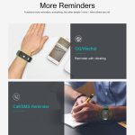 TLW T6 Fitness-Tracker, 0,96 Zoll OLED-Display, Armband, Smart-Armband, unterstützt Sportmodus/EKG/Herzfrequenzüberwachung/Blutdruck/Schlafüberwachung, T6 Black, T6 Blue, T6 Red – Bild 11