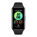 Original Huawei Band 6 Pro 1,47 Zoll AMOLED-Farbbildschirm Bluetooth 5.0 5ATM Wasserdichtes Smart-Armband-Armband, unterstützt Körpertemperaturerkennung / Blutsauerstoffüberwachung / Schlafüberwachung / NFC-Smartcard-Wischen / 96 Sportmodi