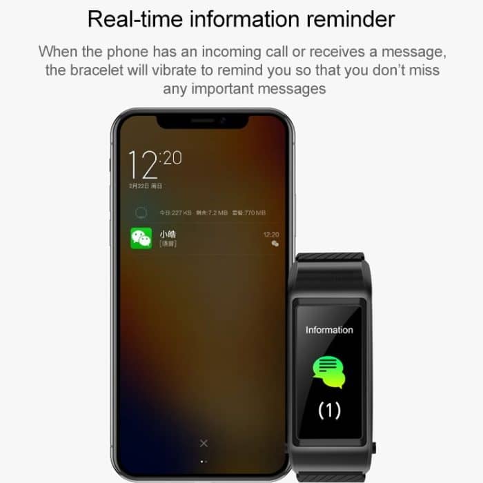 S2 1,08-Zoll-TFT-Farbbildschirm-Smartwatch, Silikonarmband, IP67 wasserdicht, Support-Anruferinnerung/Herzfrequenzüberwachung/Schlafüberwachung/Blutsauerstoffüberwachung/Blutdrucküberwachung – Bild 4