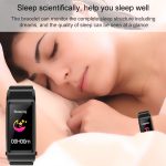 S2 1,08-Zoll-TFT-Farbbildschirm-Smartwatch, Silikonarmband, IP67 wasserdicht, Support-Anruferinnerung/Herzfrequenzüberwachung/Schlafüberwachung/Blutsauerstoffüberwachung/Blutdrucküberwachung – Bild 8