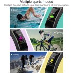 S2 1,08-Zoll-TFT-Farbbildschirm-Smartwatch, Silikonarmband, IP67 wasserdicht, Support-Anruferinnerung/Herzfrequenzüberwachung/Schlafüberwachung/Blutsauerstoffüberwachung/Blutdrucküberwachung – Bild 9