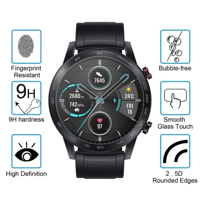 Für Huawei-Ehre Magic Watch2 0.26mm 2.5d 9H Tempered Glass Film-Bildschirmschutzfolie – Bild 3