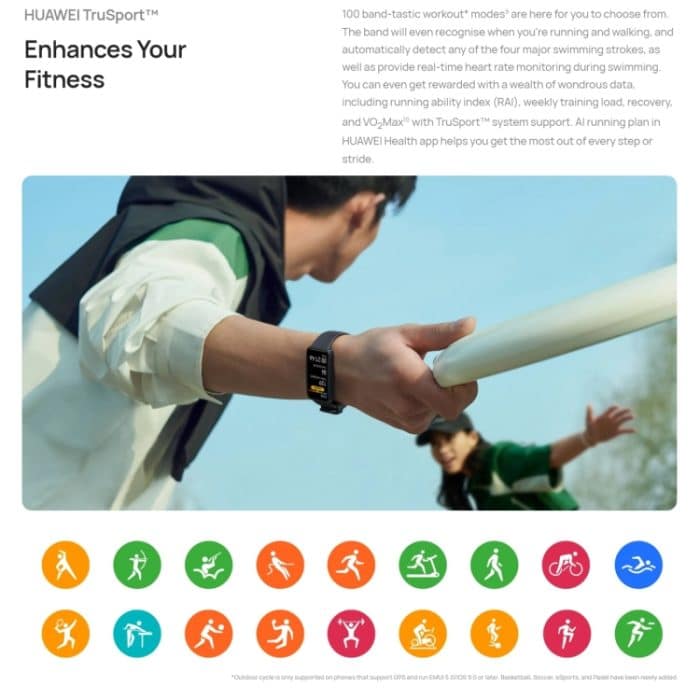 HUAWEI Band 8 Standard 1,47 Zoll AMOLED-Smartwatch, unterstützt Herzfrequenz-/Blutdruck-/Blutsauerstoff-/Schlafüberwachung, HUAWEI Band 8 Standard – Bild 7