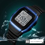 SKMEI 1278 Modische 50m wasserdichte Digitaluhr für den Außenbereich Studentensport Armbanduhr Unterstützung 5 Gruppenwecker (Titan) – Bild 7