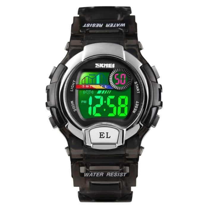 SKMEI 1450 Damen Transparente Digitaluhr 50 m wasserdichte Sportuhr mit LED-Licht – Bild 2