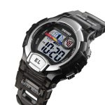 SKMEI 1450 Damen Transparente Digitaluhr 50 m wasserdichte Sportuhr mit LED-Licht – Bild 3