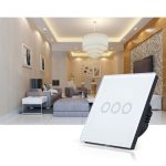 86 mm 3-Gang-Wandschalter aus gehärtetem Glas, Smart-Home-Licht-Touch-Schalter mit RF433-Fernbedienung, AC 110 V–240 V, 86mm 3 Gang/Black, 86mm 3 Gang/Gold, 86mm 3 Gang/White – Bild 8