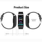 C919 1,14 Zoll IPX67 wasserdichte Smartwatch, unterstützt Anruferinnerung/Herzfrequenzüberwachung/Blutdrucküberwachung/Schlafüberwachung – Bild 12