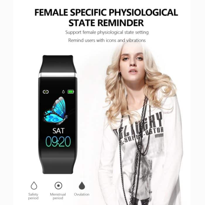 C919 1,14 Zoll IPX67 wasserdichte Smartwatch, unterstützt Anruferinnerung/Herzfrequenzüberwachung/Blutdrucküberwachung/Schlafüberwachung – Bild 9