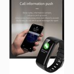 C20 1,14-Zoll-IPS-Touchscreen IPX67 wasserdichte Smartwatch, unterstützt Anruferinnerung/Herzfrequenzüberwachung/Blutdrucküberwachung/Schlafüberwachung – Bild 13