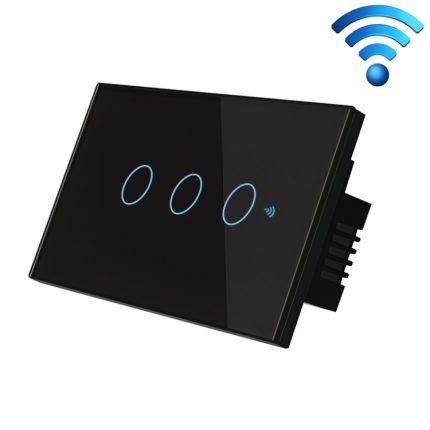 TC120 Wifi Smart Licht Schalter Glas Bildschirm Touch Panel Sprachsteuerung Drahtlose Wand Schalter Arbeiten mit Alexa Echo/Google hause